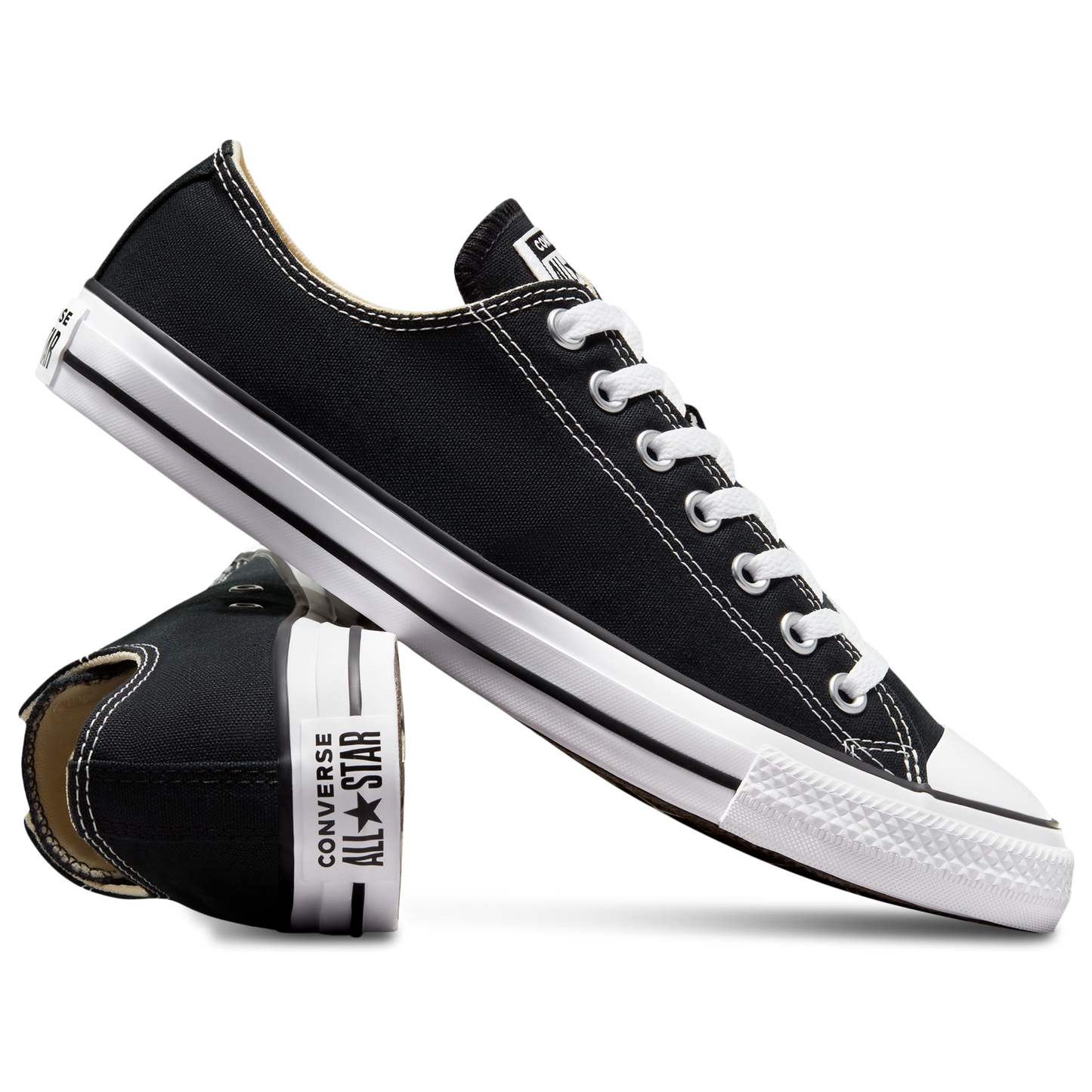 Converse All Star Low Top - Boys' Grade School - Black/White