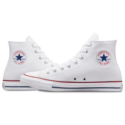 Converse All Star High Top - Boys' Grade School - Optical White/Navy