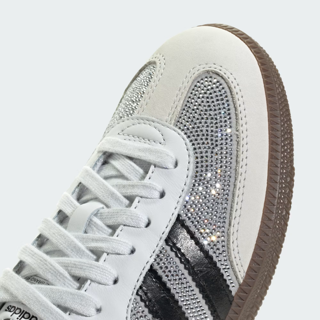 Samba OG "Crystal White Rhinestones"