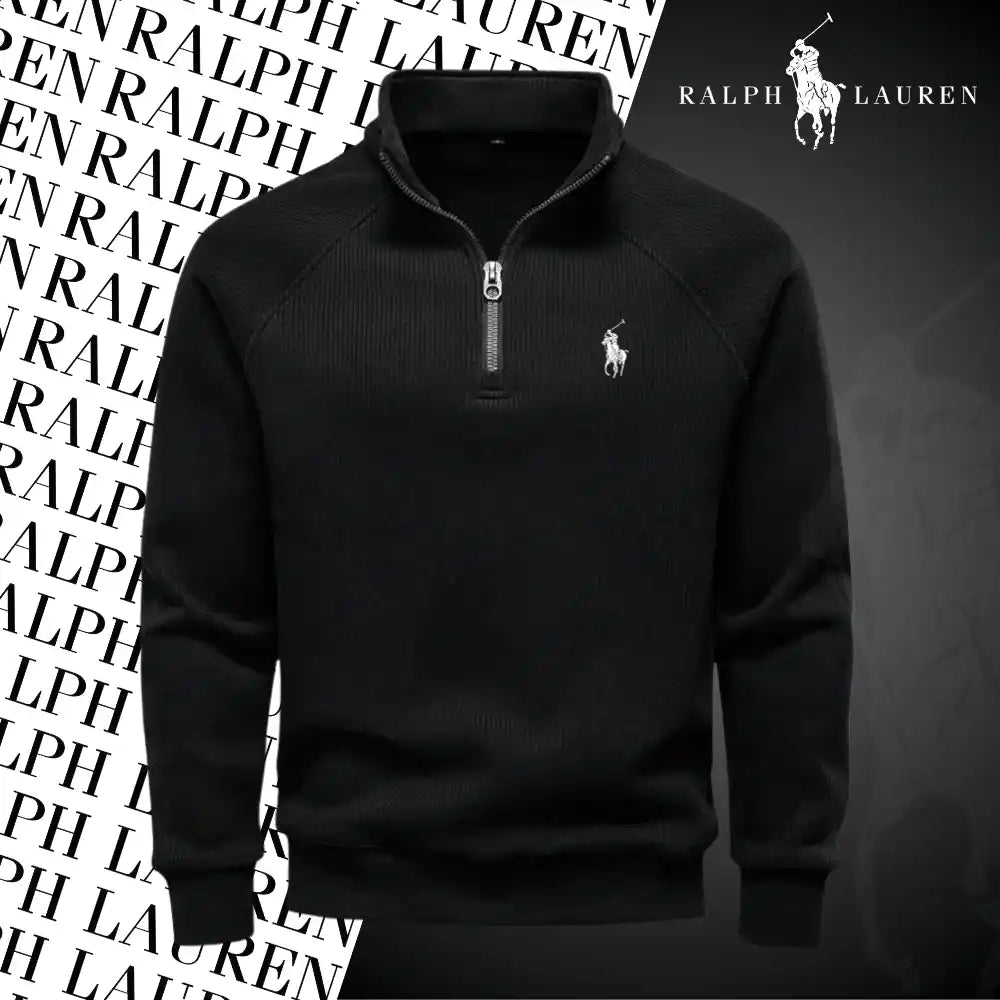 Ralph Lauren Thermal Cotton Zip-Up Sweater