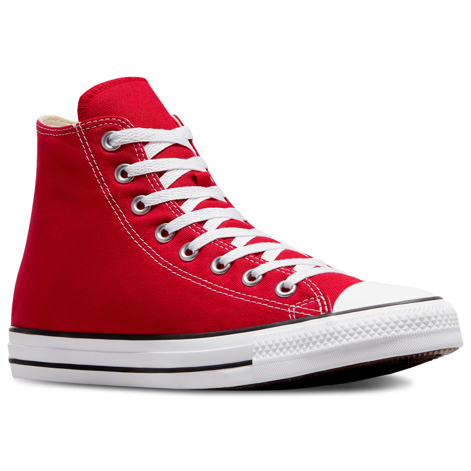 Converse All Star High Top - Men's - Bright Red/White