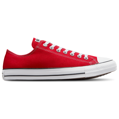 Converse All Star Low Top - Men's - White/Bright Red