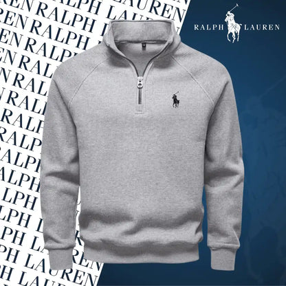 Ralph Lauren Thermal Cotton Zip-Up Sweater