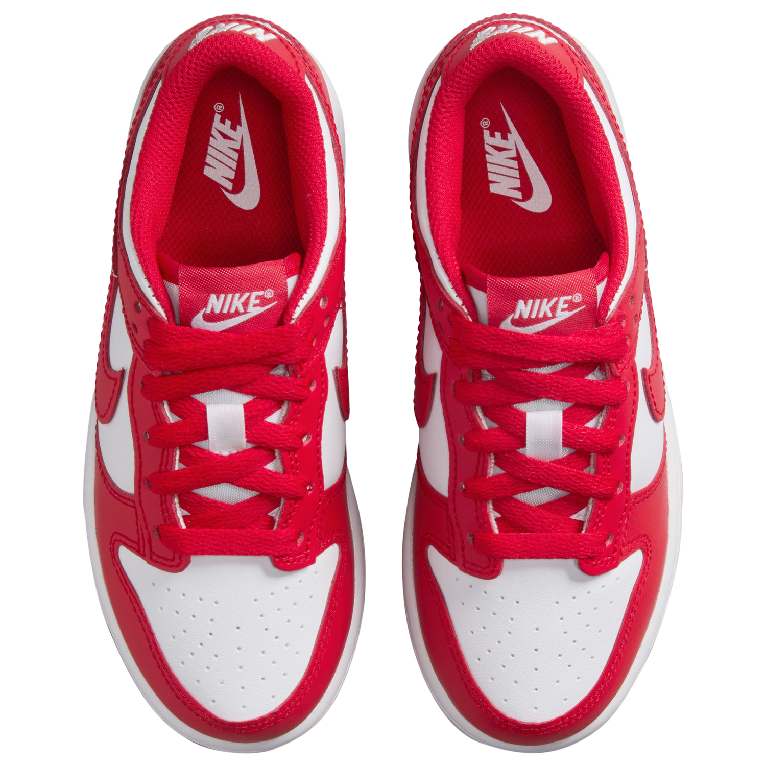 Nike Dunk Low - Boys' Preschool - University Red/White