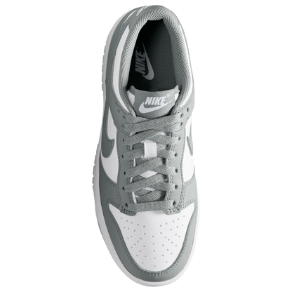 Nike Dunk Low - Boys' Grade School - White/White/Light Smoke Grey