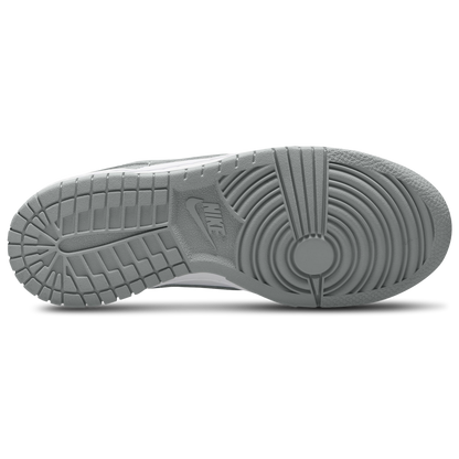 Nike Dunk Low - Boys' Grade School - White/White/Light Smoke Grey