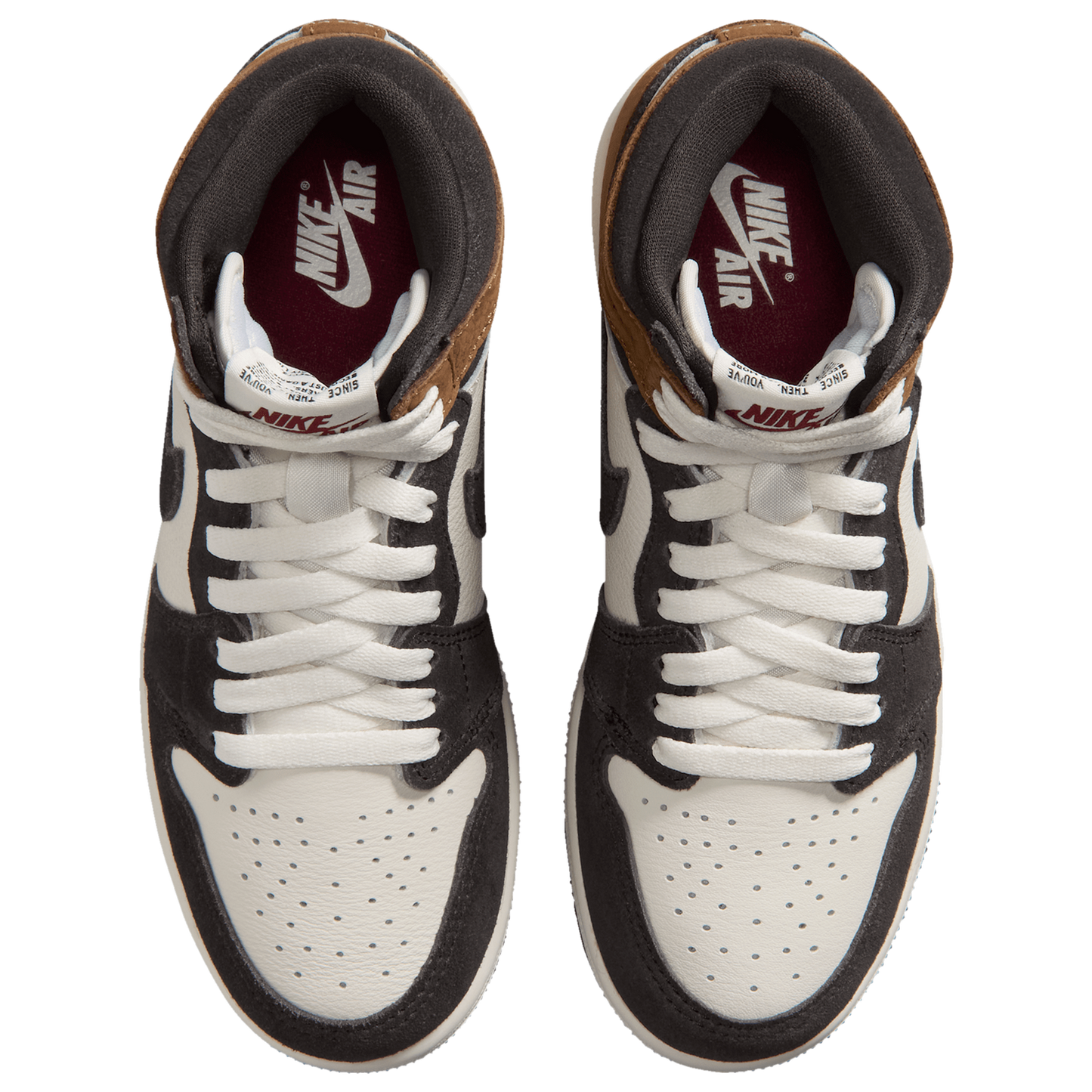 Jordan Retro 1 High OG - Boys' Grade School - Shadow Brown/Black