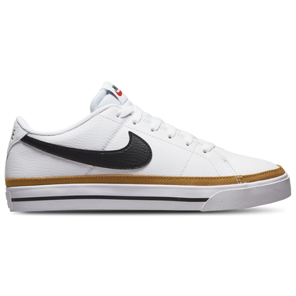 Nike Court Legacy Low - Women's - White/Black/Desert Orchre