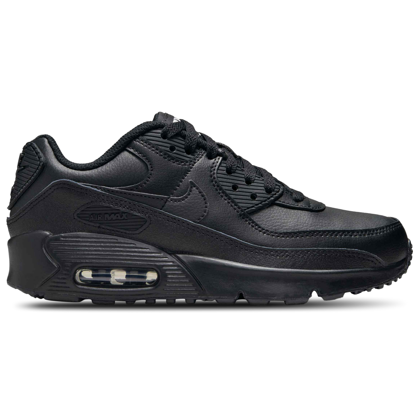 Nike Air Max 90  - Boys' Grade School - Black/Black/White