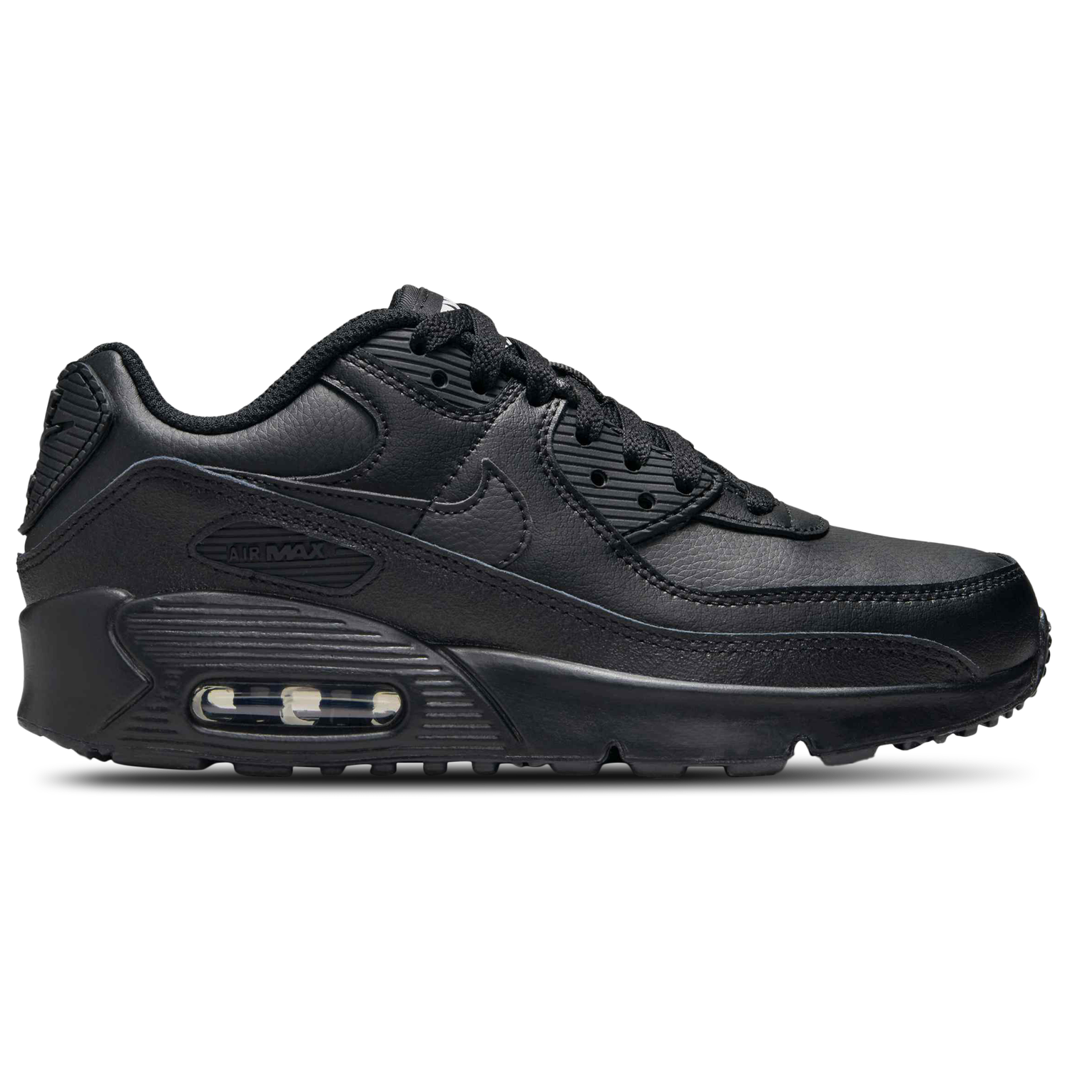 Nike Air Max 90  - Boys' Grade School - Black/Black/White