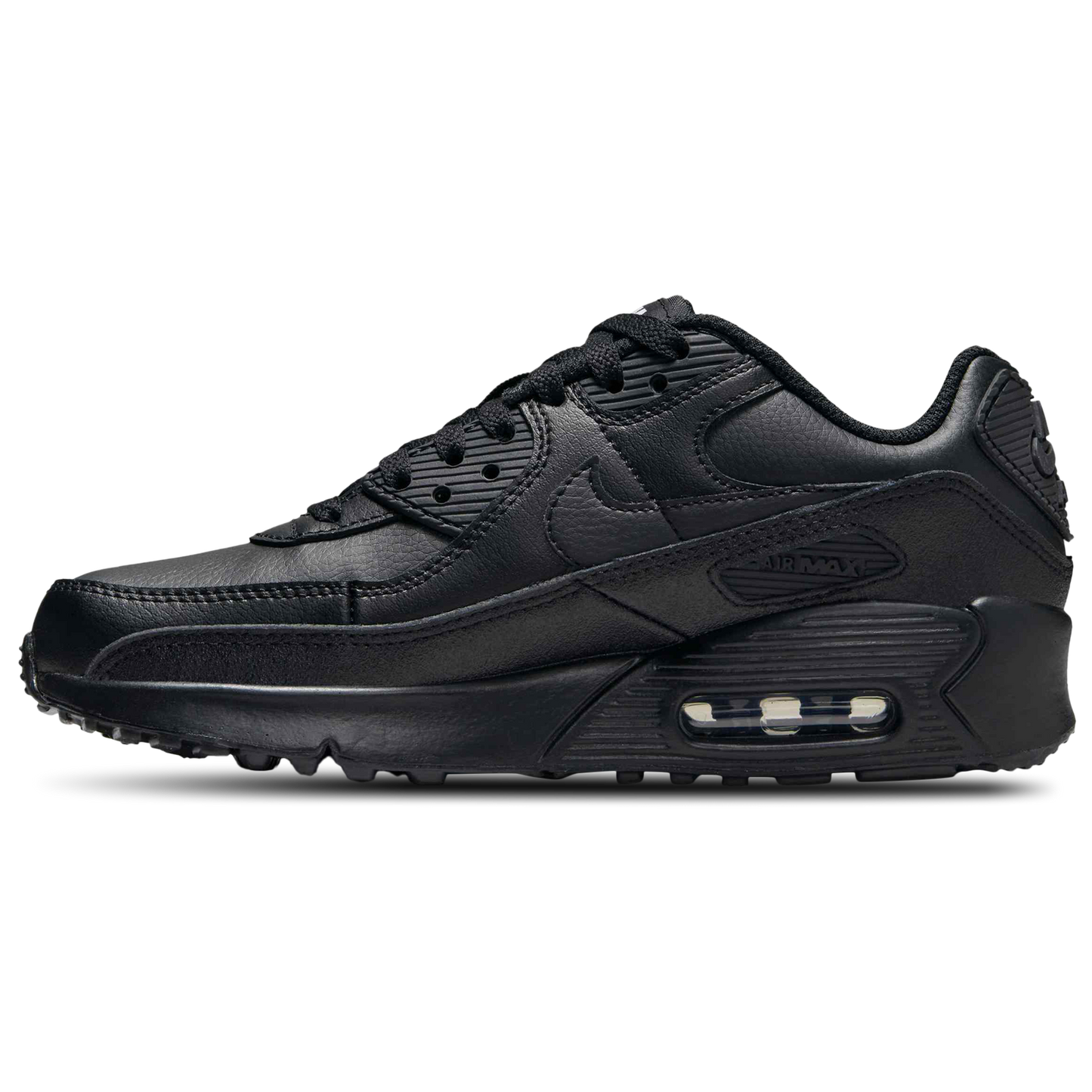 Nike Air Max 90  - Boys' Grade School - Black/Black/White
