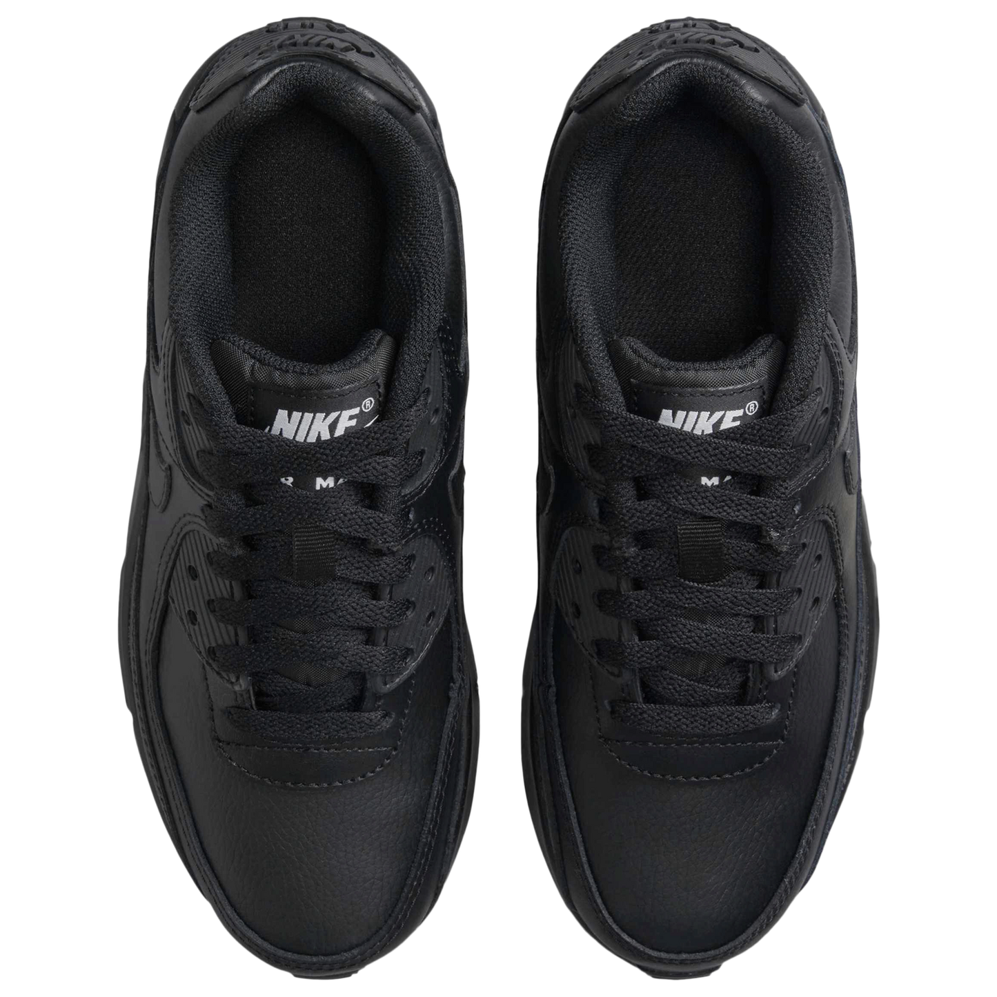 Nike Air Max 90  - Boys' Grade School - Black/Black/White