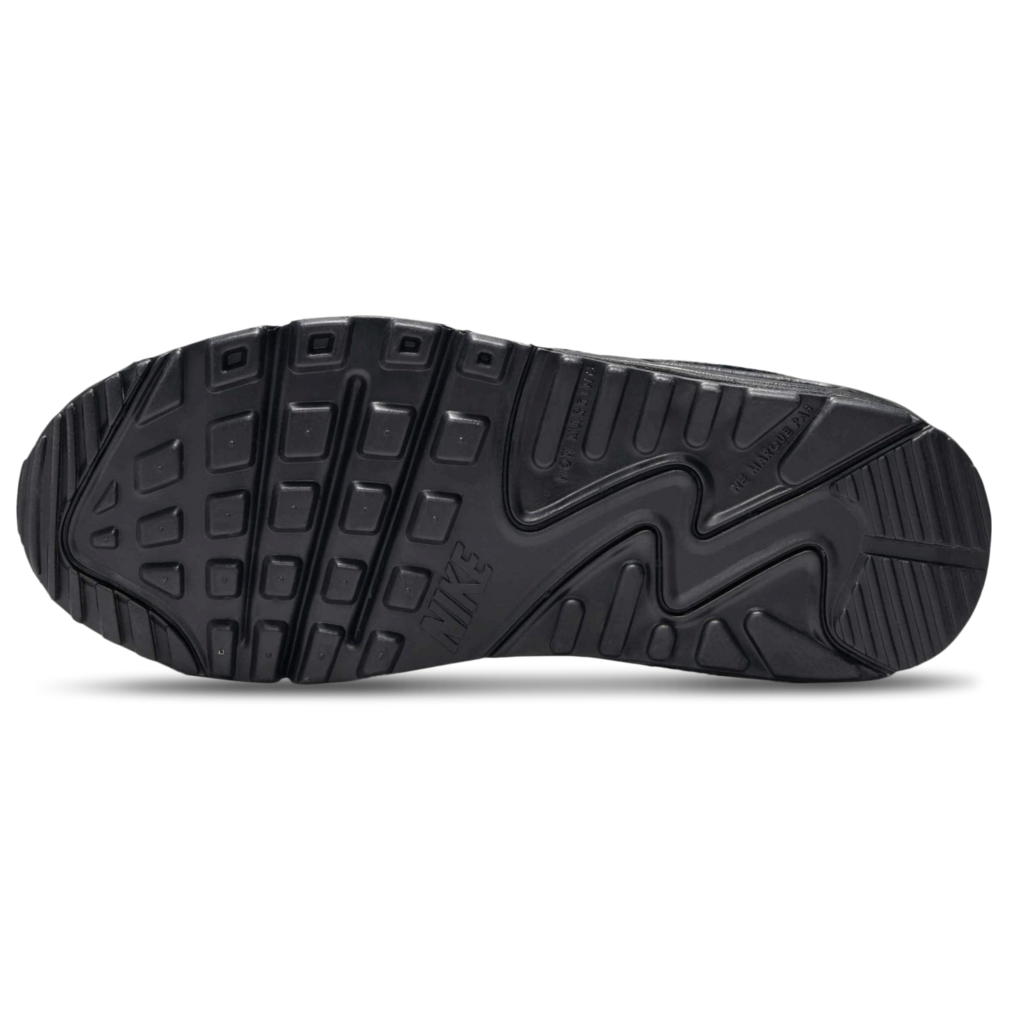 Nike Air Max 90  - Boys' Grade School - Black/Black/White