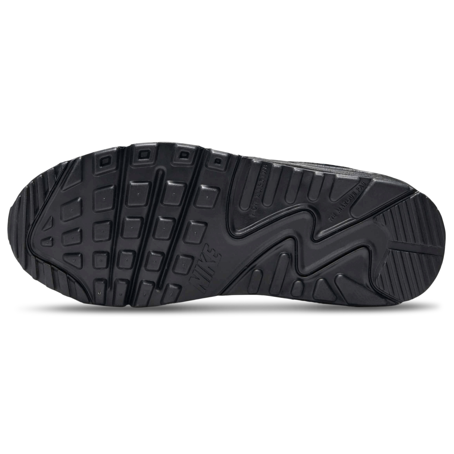 Nike Air Max 90  - Boys' Grade School - Black/Black/White