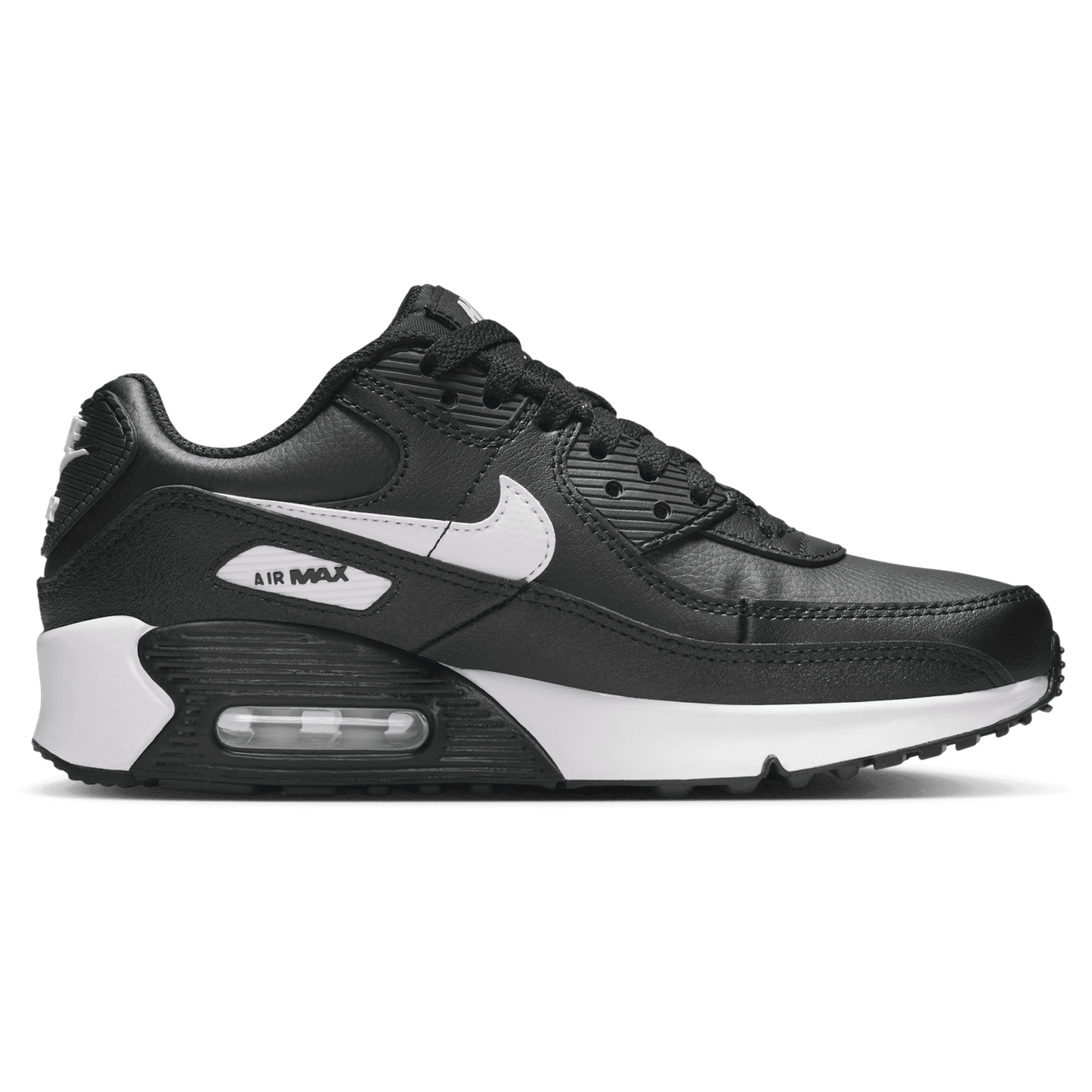Nike Air Max 90  - Boys' Grade School - White/Black/Black