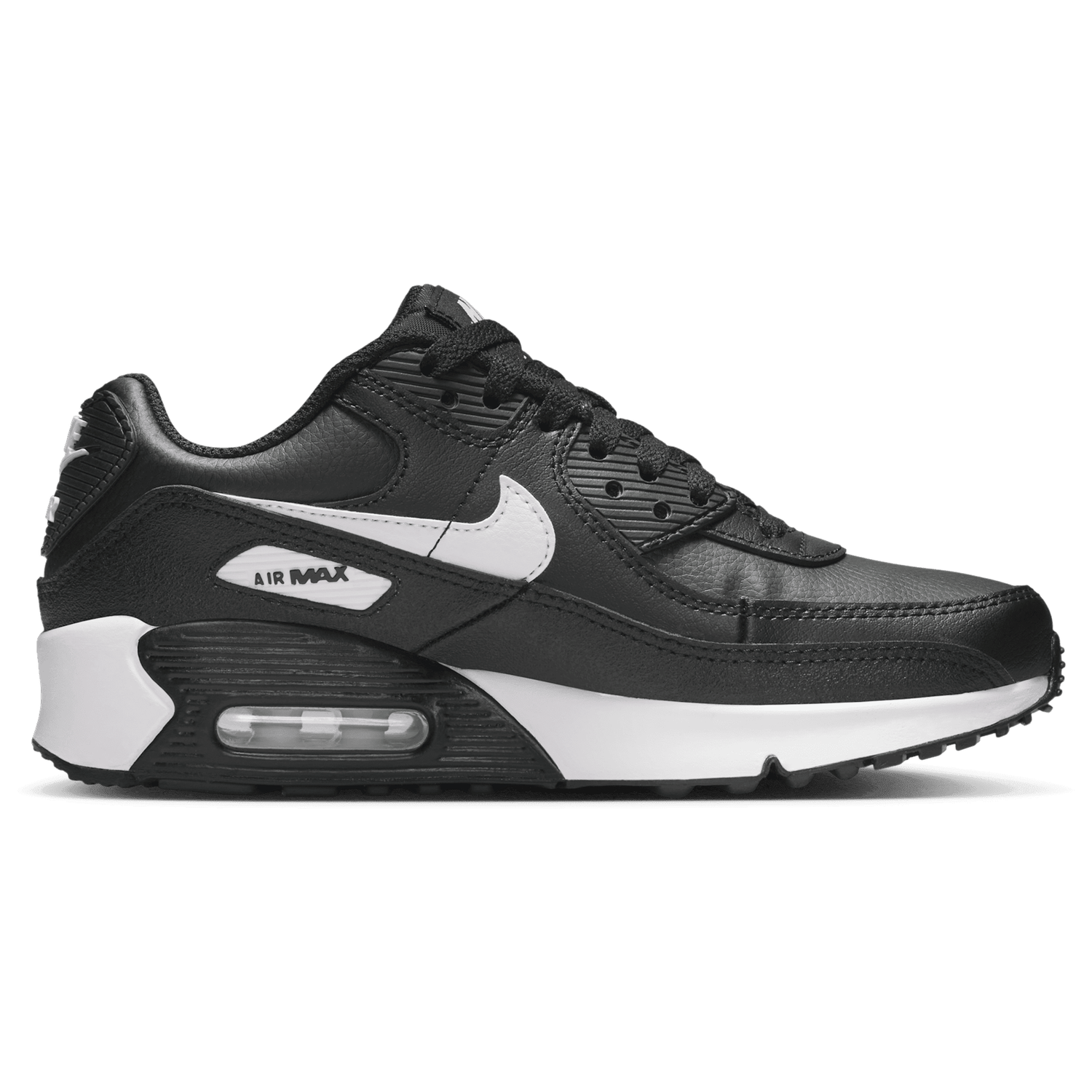 Nike Air Max 90  - Boys' Grade School - White/Black/Black