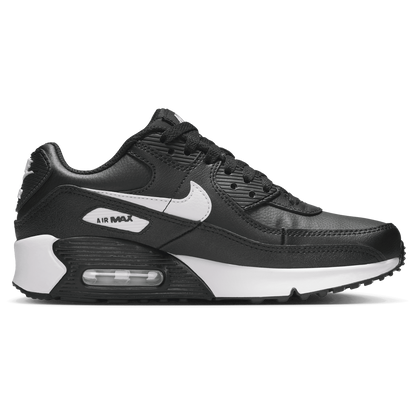 Nike Air Max 90  - Boys' Grade School - White/Black/Black