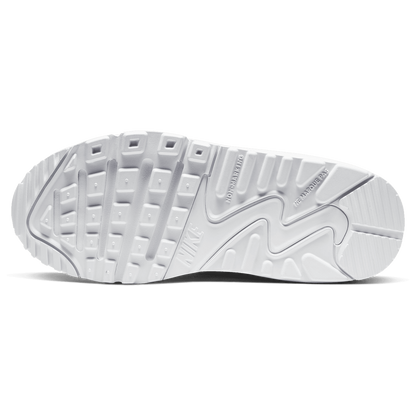Nike Air Max 90 - Boys' Preschool - White/White/Metallic Silver