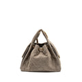 CHANEL SMALL 25 BAG SUEDE GREY GHW (MICROCHIP)