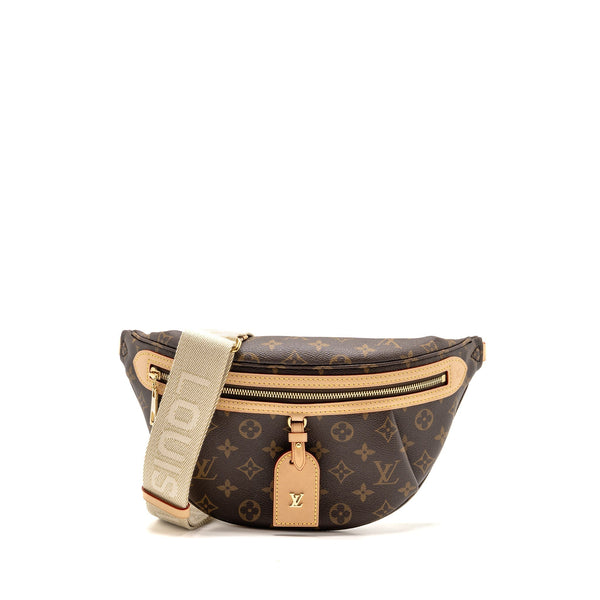 LOUIS VUITTON HIGH RISE BUMBAG MONOGRAM CANVAS GHW