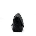 CHANEL XXL CLASSIC TRAVEL FLAP CALFSKIN BLACK RUTHENIUM HARDWARE