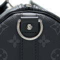 LOUIS VUITTON KEEPALL 55 WITH SHOULDER STRAP MONOGRAM ECLIPSE CANVAS SHW