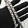 CHANEL MINI 25 BAG METALLIC GRAINED CALFSKIN SILVER SHW (MICROCHIP)