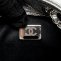 CHANEL MINI 25 BAG METALLIC GRAINED CALFSKIN SILVER SHW (MICROCHIP)