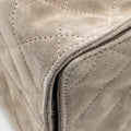CHANEL SMALL 25 BAG SUEDE GREY GHW (MICROCHIP)