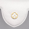 LOUIS VUITTON CAPUCINES BB BRUME GREY GOLD HARWARE WITH ABALONE-SHELL