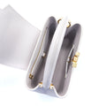 LOUIS VUITTON CAPUCINES BB BRUME GREY GOLD HARWARE WITH ABALONE-SHELL