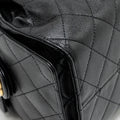 CHANEL SMALL 25 BAG CAVIAR BLACK GHW (MICROCHIP)