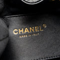 CHANEL SMALL 25 BAG CAVIAR BLACK GHW (MICROCHIP)