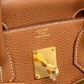 HERMES BIRKIN 30 TOGO GOLD GHW