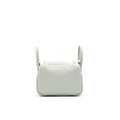 Hermes Mini Lindy 80 Gris Pale SHW