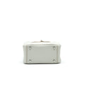 Hermes Mini Lindy 80 Gris Pale SHW