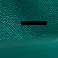 HERMES KELLY LONG WALLET Z6 MALACHITE EPSOM GHW
