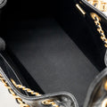 CHANEL 25 SMALL HANDBAG GRAINED CALFSKIN BLACK GHW (MICROCHIP)
