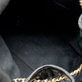 CHANEL 25 MEDIUM CAVIAR BLACK GHW (MICROCHIP)