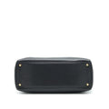 CHANEL CERF TOTE BAG GRAINED CALFSKIN BLACK GHW