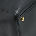 CHANEL CERF TOTE BAG GRAINED CALFSKIN BLACK GHW