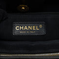 CHANEL CERF TOTE BAG GRAINED CALFSKIN BLACK GHW