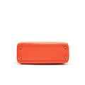 Hermes Kelly 32 Orange Poppy Clemance Leather SHW