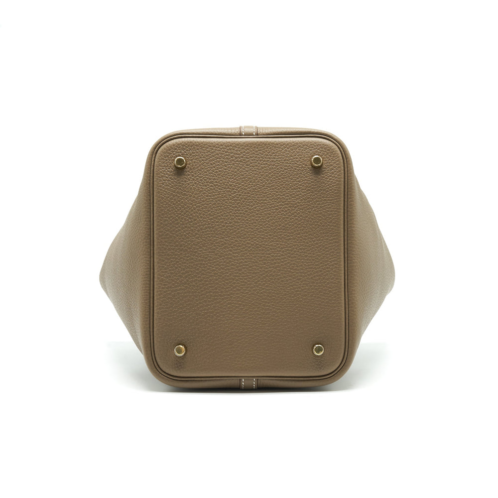 Hermes Picotin 22 Lock Bag Etoupe GHW Year2021