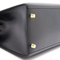 Hermes Kelly 28 Box Leather Black GHW
