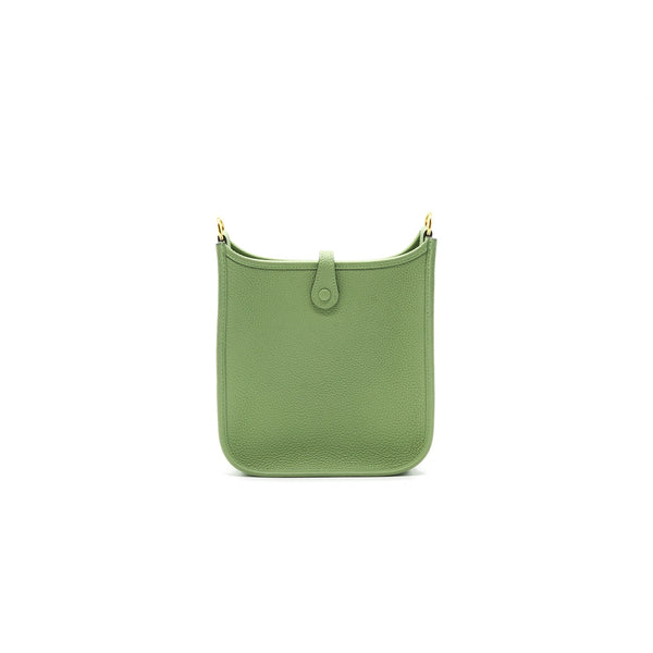 Hermes Mini Evelyne Vert Criqut GHW
