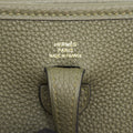 Hermes Mini Evelyne Vert Olive GHW