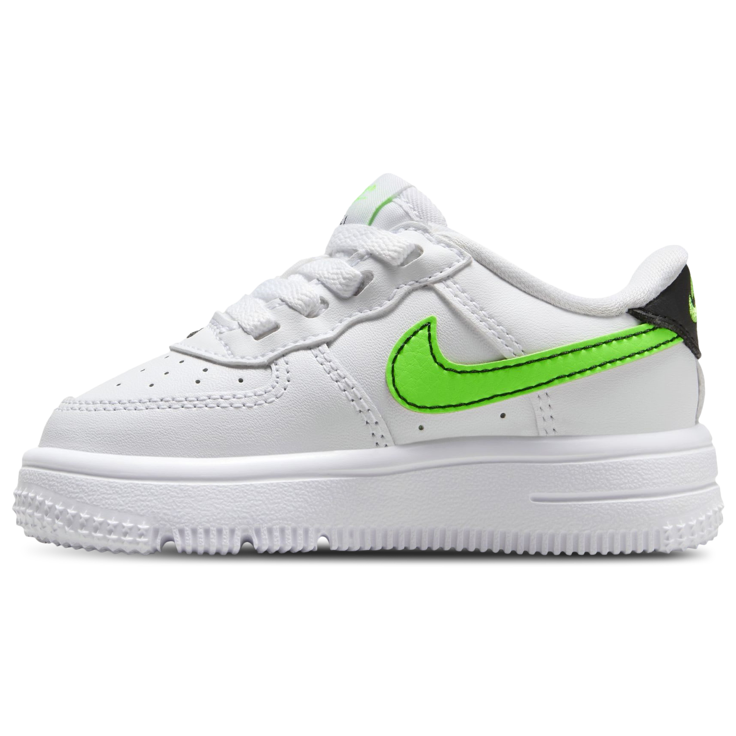 Nike Air Force 1 Low EasyOn - Boys' Toddler - White/Green Strike/Black