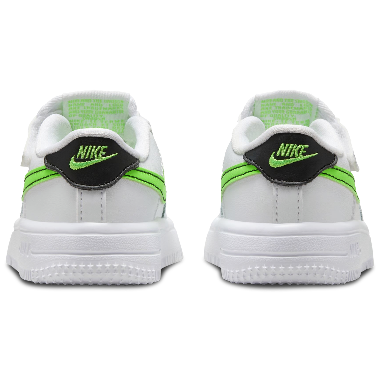 Nike Air Force 1 Low EasyOn - Boys' Toddler - White/Green Strike/Black