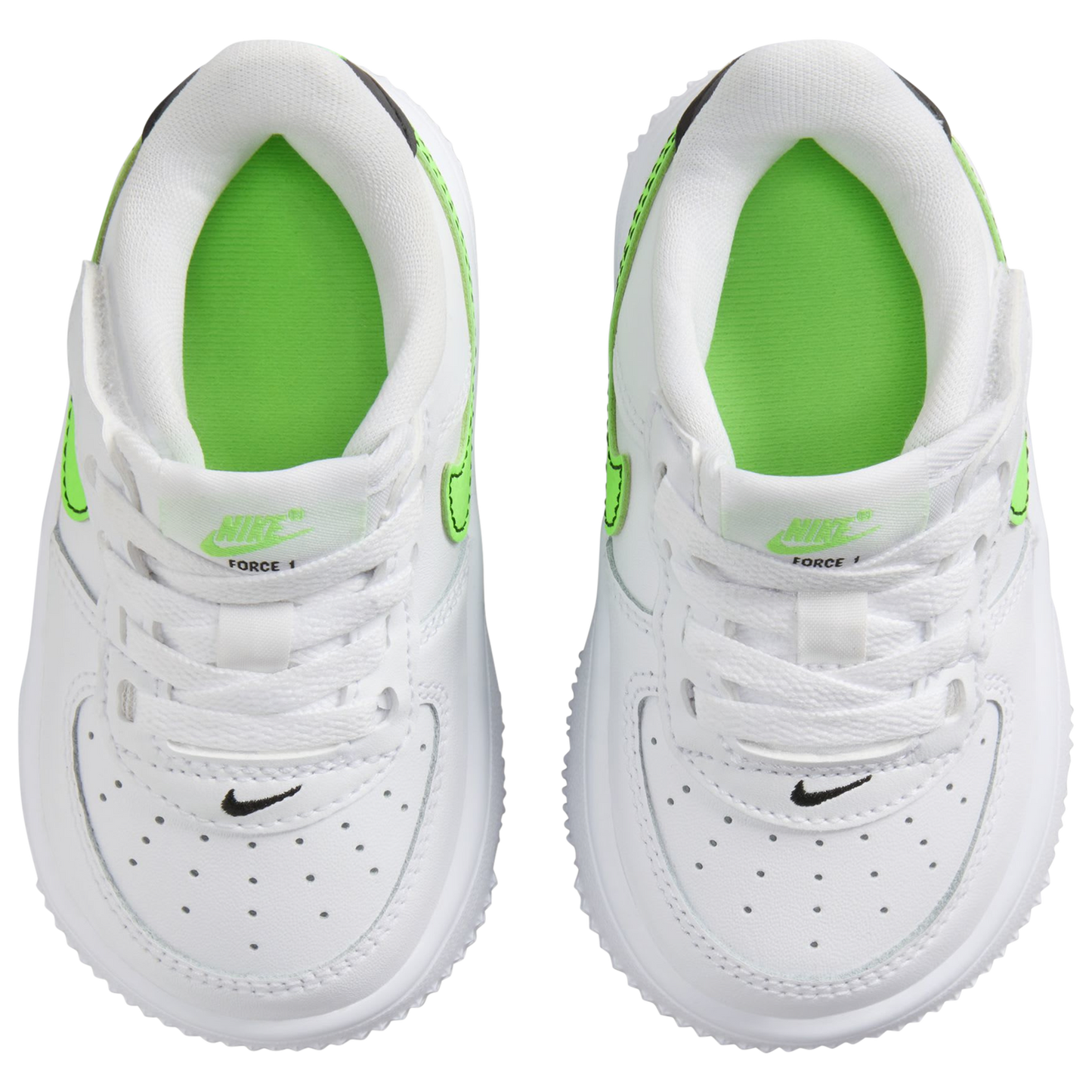 Nike Air Force 1 Low EasyOn - Boys' Toddler - White/Green Strike/Black